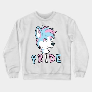 Trans Pride - Furry Mascot Crewneck Sweatshirt